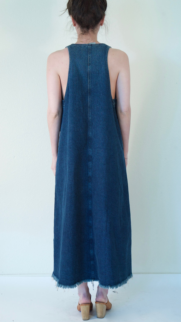 Rachel Comey Buxton Dress in Indigo Denim Rachel Comey Buxton Dress in Indigo Denim