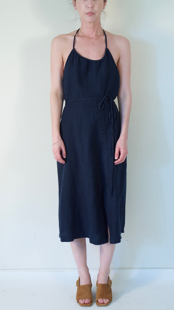 Rachel Comey Driscoll Dress in Navy Linen Rachel Comey Driscoll Dress in Navy Linen
