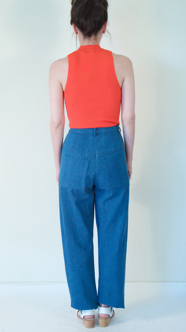 Suzanne Rae Straight Leg Jeans in Blue Suzanne Rae Straight Leg Jeans in Blue