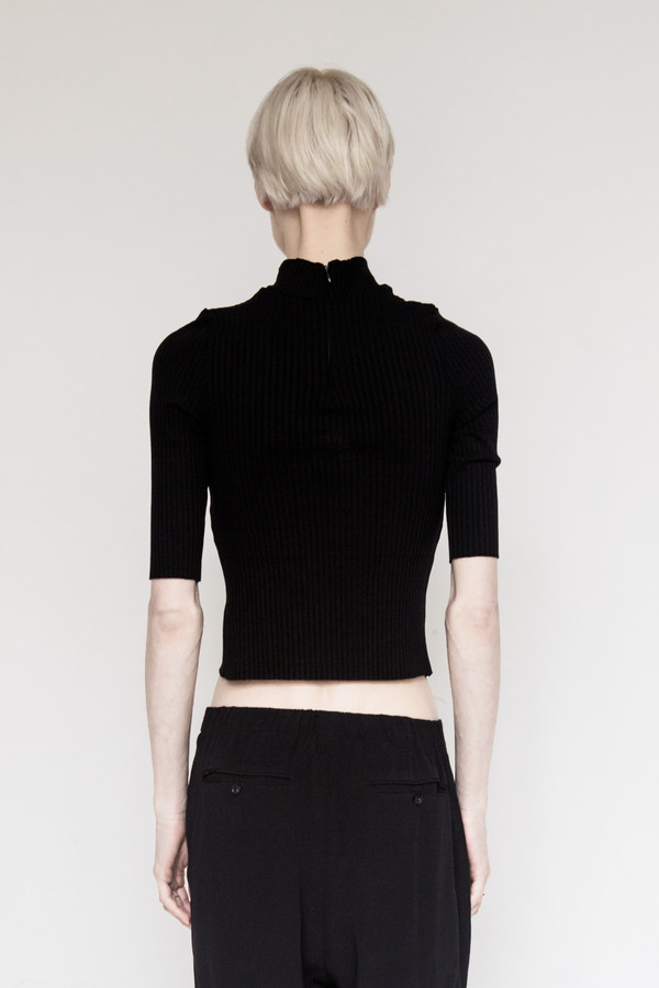 Assembly New York Cotton Ribbed T-shirt - Black Assembly New York Cotton Ribbed T-shirt - Black