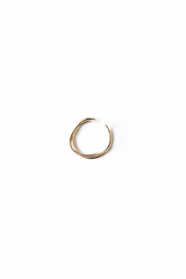 Jorge Morales Gold Plated Brass Ring Jorge Morales Gold Plated Brass Ring
