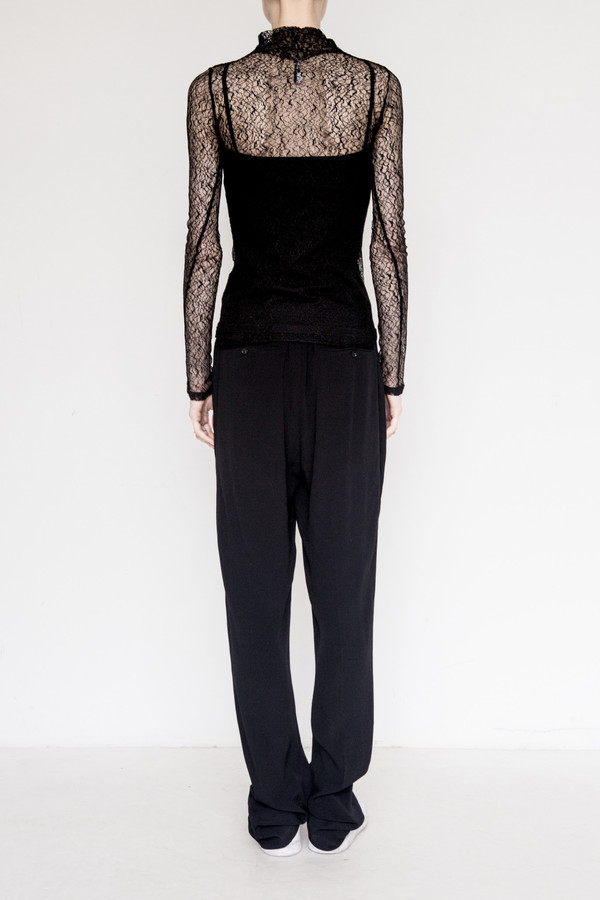 David Michael Lace L/S Mockneck David Michael Lace L/S Mockneck
