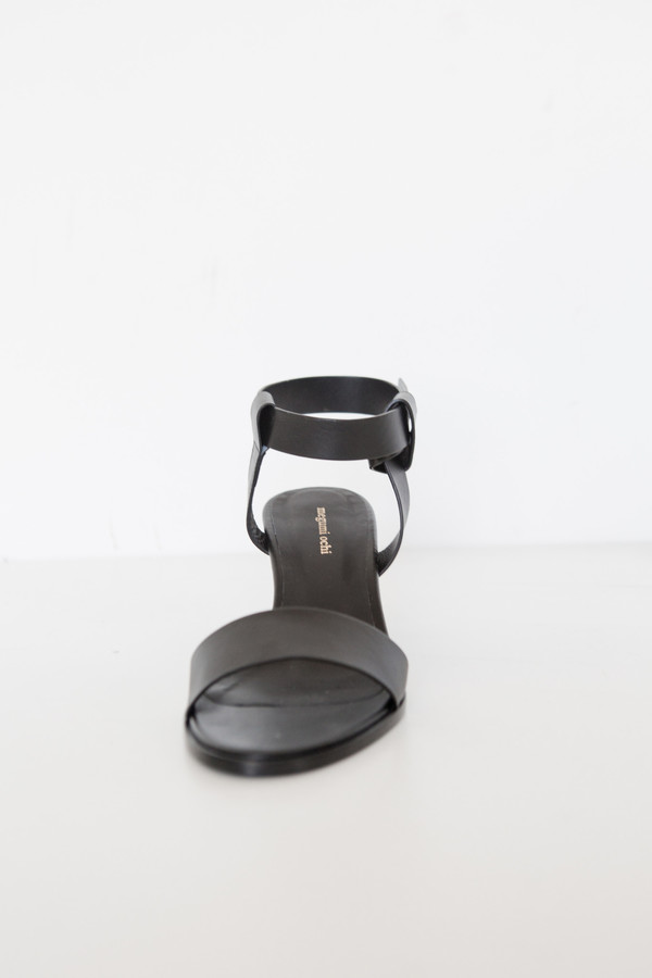 Megumi Ochi Leather Cubic Heel Megumi Ochi Leather Cubic Heel