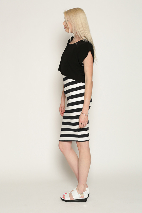 Eve Gravel Banana Split in Black with Stripes Eve Gravel Banana Split in Black with Stripes