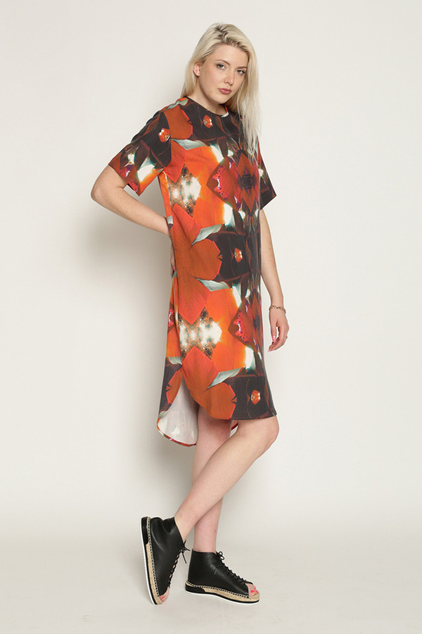 H. Fredriksson Vero Dress in Red Leaves H. Fredriksson Vero Dress in Red Leaves