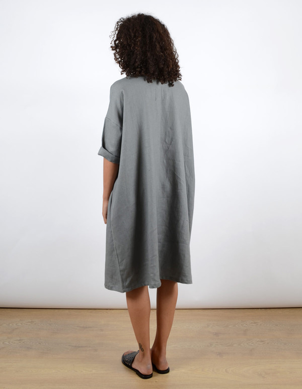 Sunja Link Pullover Dress Smoke Sunja Link Pullover Dress Smoke