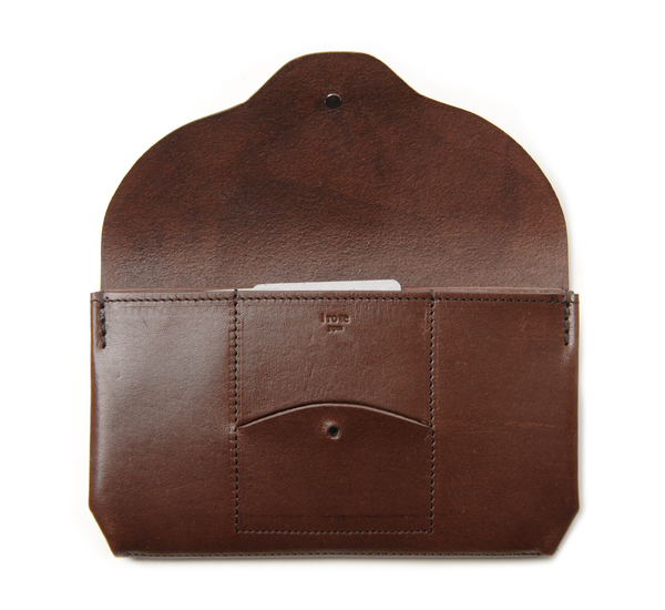 i ro se Dark Brown Ric Rac Long Wallet i ro se Dark Brown Ric Rac Long Wallet