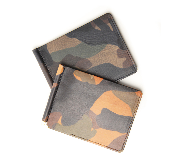 Anchor Bridge AB Short Money Clip Brown Camo Wallet Anchor Bridge AB Short Money Clip Brown Camo Wallet