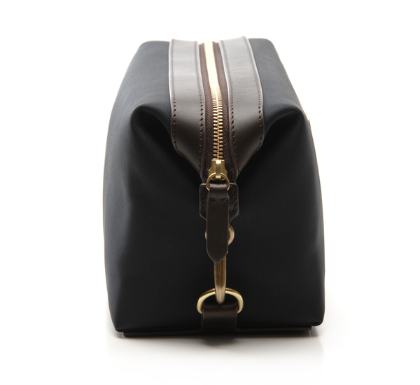 Navy and Dark Brown MS Wash Bag by Mismo Navy and Dark Brown MS Wash Bag by Mismo
