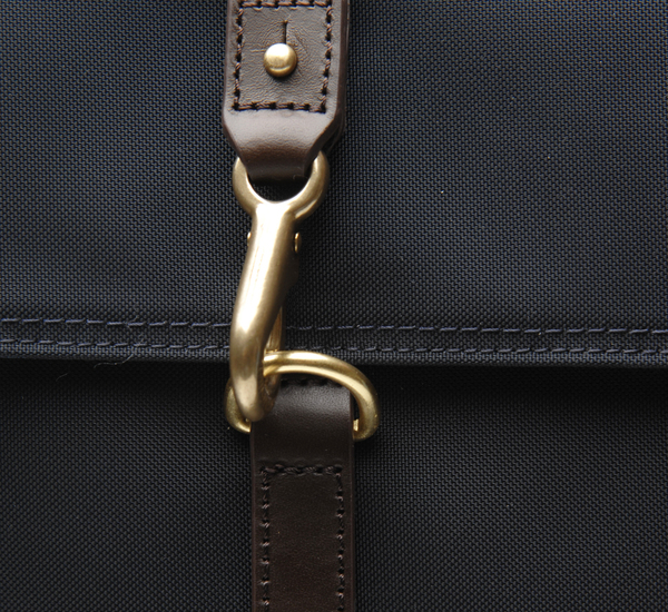 Navy and Dark Brown MS Backpack by Mismo Navy and Dark Brown MS Backpack by Mismo