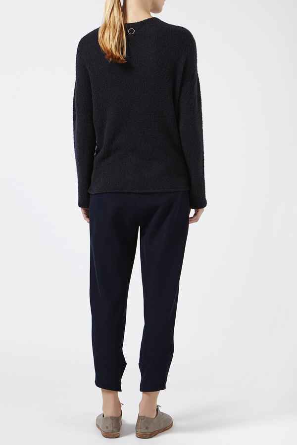 Oyuna Navy Boucle Cardigan With Oyuna Navy Boucle Cardigan With