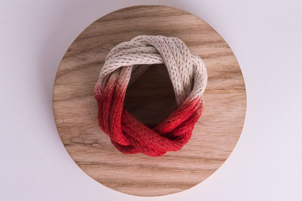 Tanya Aguiñiga - Knotted Rope Bracelet - Red Tanya Aguiñiga - Knotted Rope Bracelet - Red