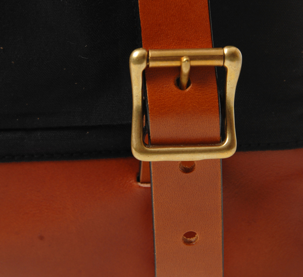 Southern Field Industries Black and Tan San Francisco Rucksack Southern Field Industries Black and Tan San Francisco Rucksack