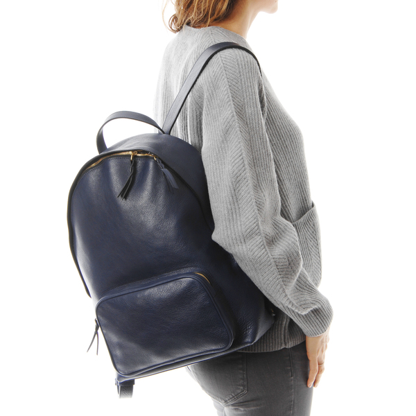 Lotuff Leather Indigo Zipper Backpack Lotuff Leather Indigo Zipper Backpack