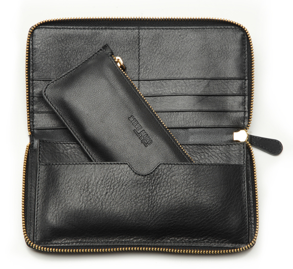 Steve Mono Black Wallet Steve Mono Black Wallet