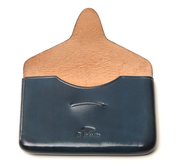 Il Bussetto Poseidon Blue Card Case Il Bussetto Poseidon Blue Card Case