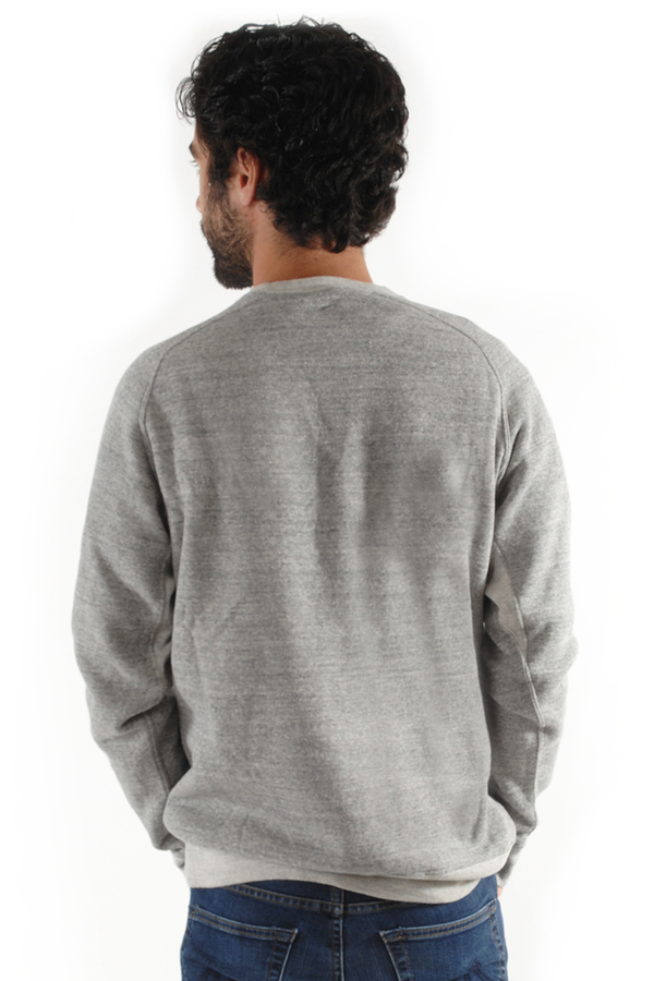 Men's FilMelange Byrd2 Dark Melange Crew Neck Fleece Sweatshirt Men's FilMelange Byrd2 Dark Melange Crew Neck Fleece Sweatshirt