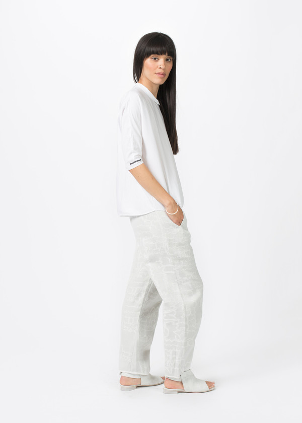 Album di Famiglia 3/4 Sleeve Collared Shirt Album di Famiglia 3/4 Sleeve Collared Shirt