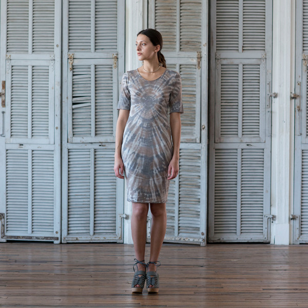 Raquel Allegra Tie Dye Fitted Dress Raquel Allegra Tie Dye Fitted Dress