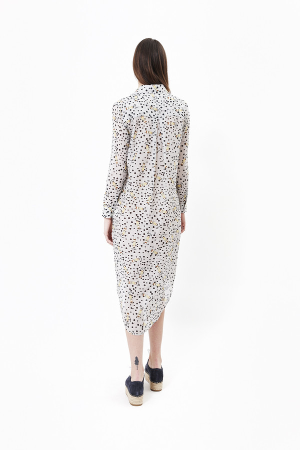 Nanushka Siiri Long Shirt Dress in Katchina Nanushka Siiri Long Shirt Dress in Katchina
