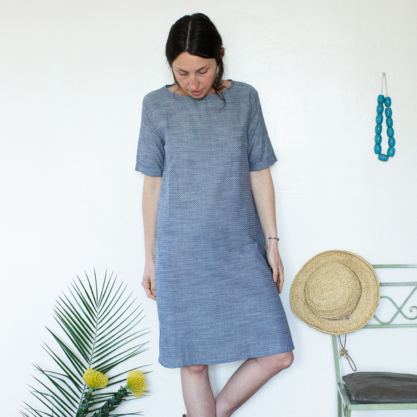 Me & Arrow Tall Dress - Dot Chambray Me & Arrow Tall Dress - Dot Chambray