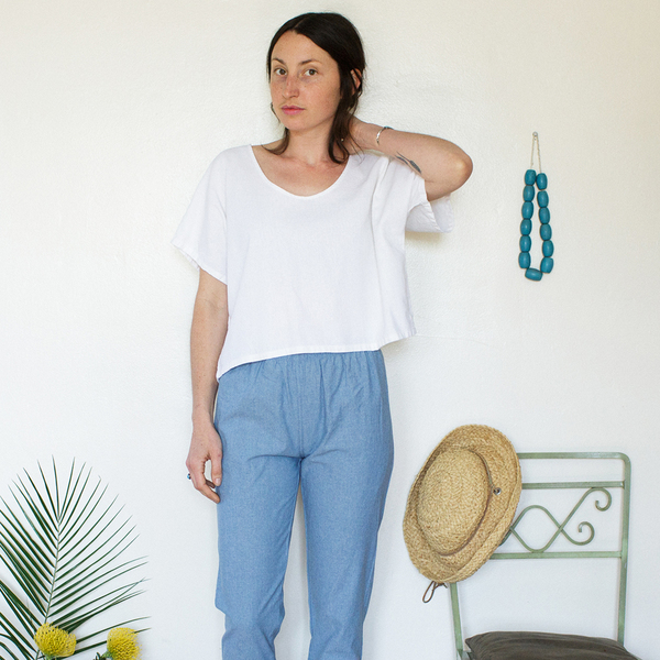 Unknown Crop Top<br>White Unknown Crop Top<br>White