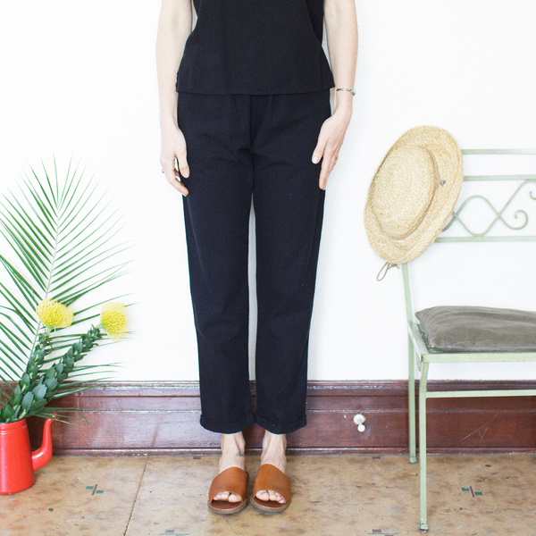 Unknown Cuff Pants<br> Black Unknown Cuff Pants<br> Black