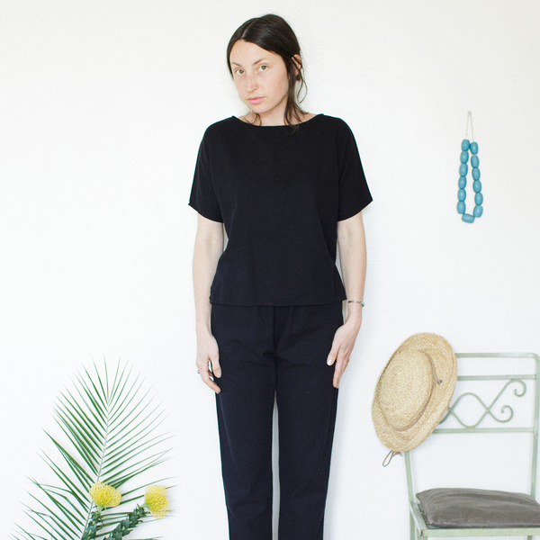 Unknown Sleeve Tee<br>Black Unknown Sleeve Tee<br>Black