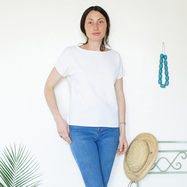 Unknown Basic Tee <br>White Unknown Basic Tee <br>White