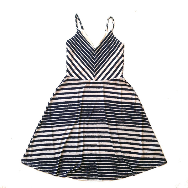 Cherry Bobin Stripes Dress Marine Cherry Bobin Stripes Dress Marine