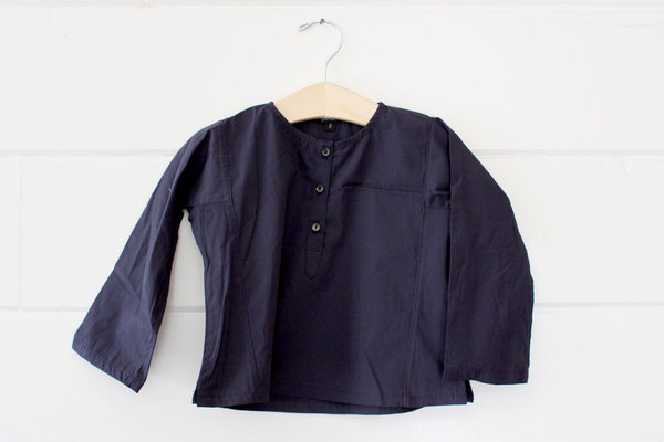 pietsie Basque Shirt in Navy pietsie Basque Shirt in Navy