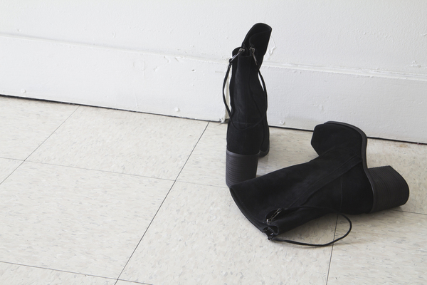 Intentionally Blank PONCHO boot in BLACK suede Intentionally Blank PONCHO boot in BLACK suede