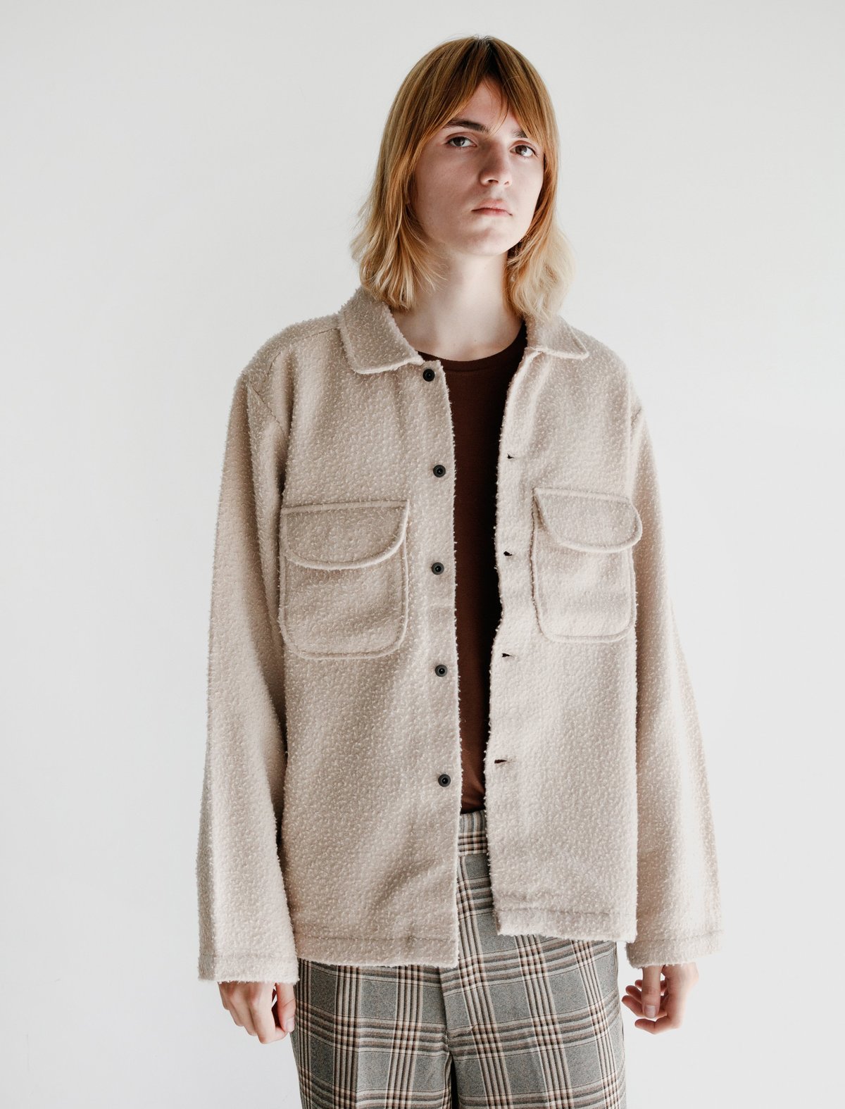 Evan Kinori Casentino Wool Field Shirt 