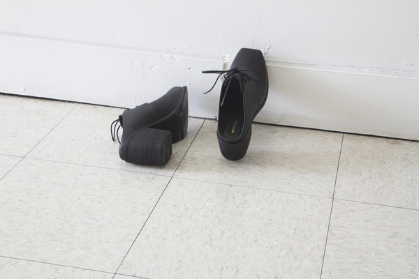 Intentionally Blank mule in BLACK leather Intentionally Blank mule in BLACK leather