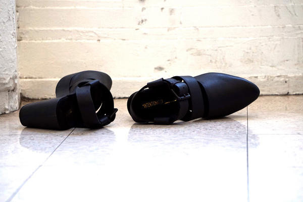 Intentionally Blank STROLLS clog in BLACK Intentionally Blank STROLLS clog in BLACK