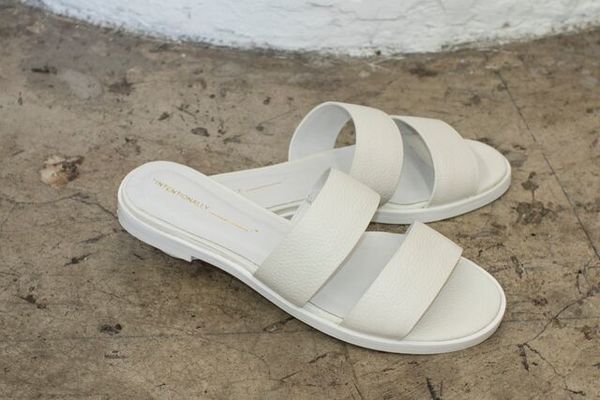 Intentionally Blank RITZ in WHITE LEATHER Intentionally Blank RITZ in WHITE LEATHER
