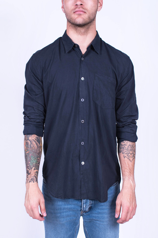 Men's Our Legacy First Shirt Black Poplin Men's Our Legacy First Shirt Black Poplin