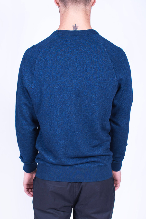 Men's Maison Kitsune Indigo Fox Eyes Sweatshirt Men's Maison Kitsune Indigo Fox Eyes Sweatshirt