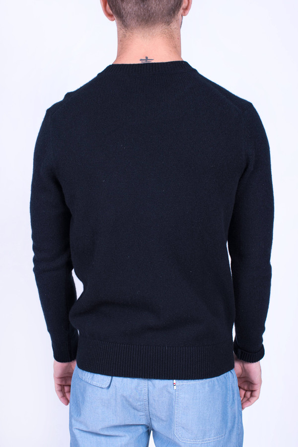 Men's Maison Kitsune Lambswool Round Neck Sweater Men's Maison Kitsune Lambswool Round Neck Sweater