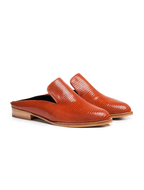 Robert Clergerie Womens Alicio Mule - Rust Robert Clergerie Womens Alicio Mule - Rust