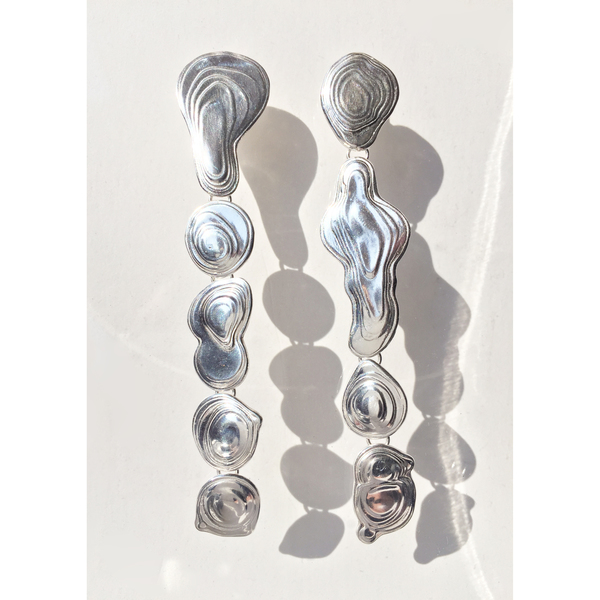 Leigh Miller Sterling Silver Drip Earrings Leigh Miller Sterling Silver Drip Earrings