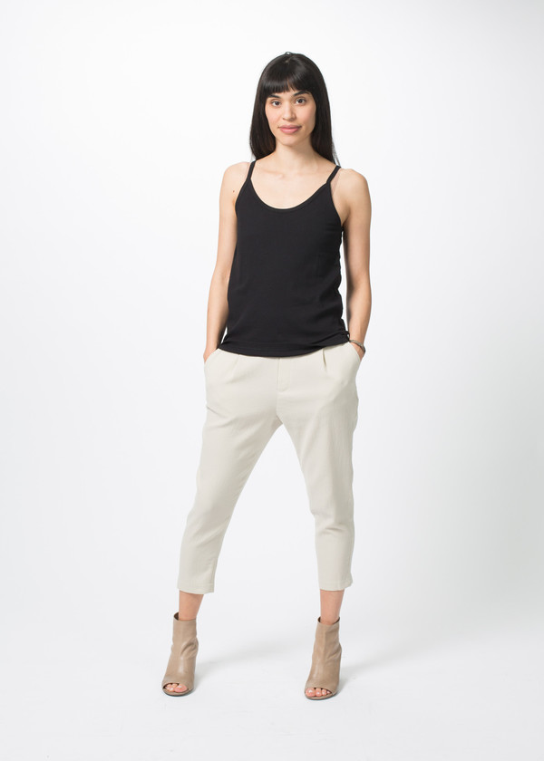 Evam Eva Double Cloth Tuck Pants Evam Eva Double Cloth Tuck Pants