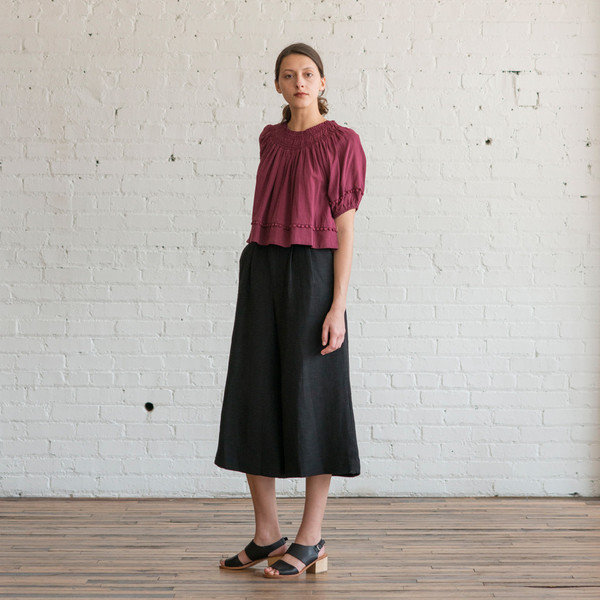 Apiece Apart Taiyana Wabi Wide Leg Cropped Pant Apiece Apart Taiyana Wabi Wide Leg Cropped Pant