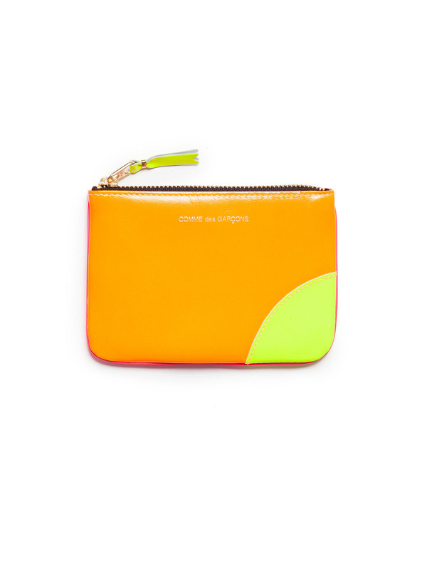 Comme des Garcons Super Fluo Classic Wallet - Orange/Pink Comme des Garcons Super Fluo Classic Wallet - Orange/Pink