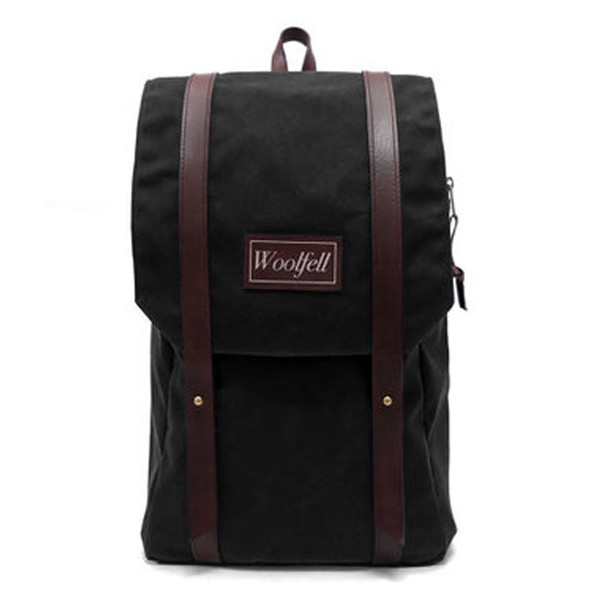 Woolfell Warrior Backpack Black and Brown Woolfell Warrior Backpack Black and Brown