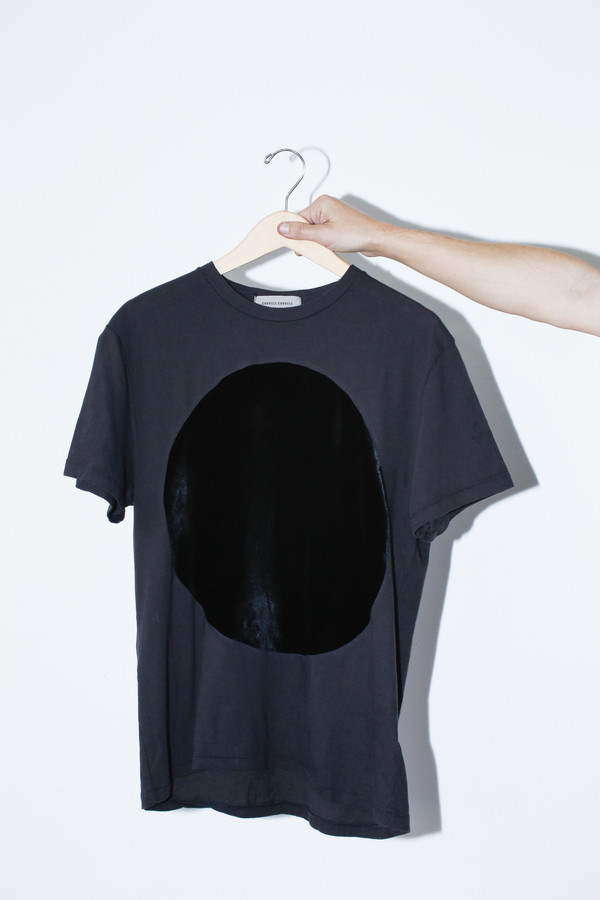 Correll Correll Velvet Circle T-shirt - Black Correll Correll Velvet Circle T-shirt - Black