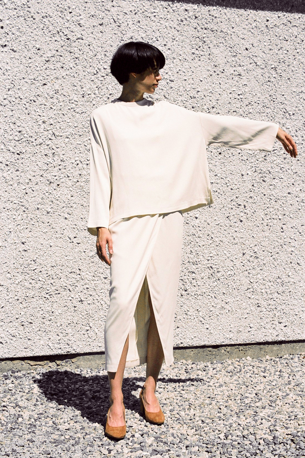Ganni White Tailor Blouse - vanilla ice Ganni White Tailor Blouse - vanilla ice