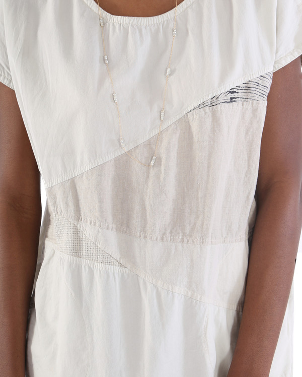 Prairie Underground Mix Media Top in Oyster Prairie Underground Mix Media Top in Oyster
