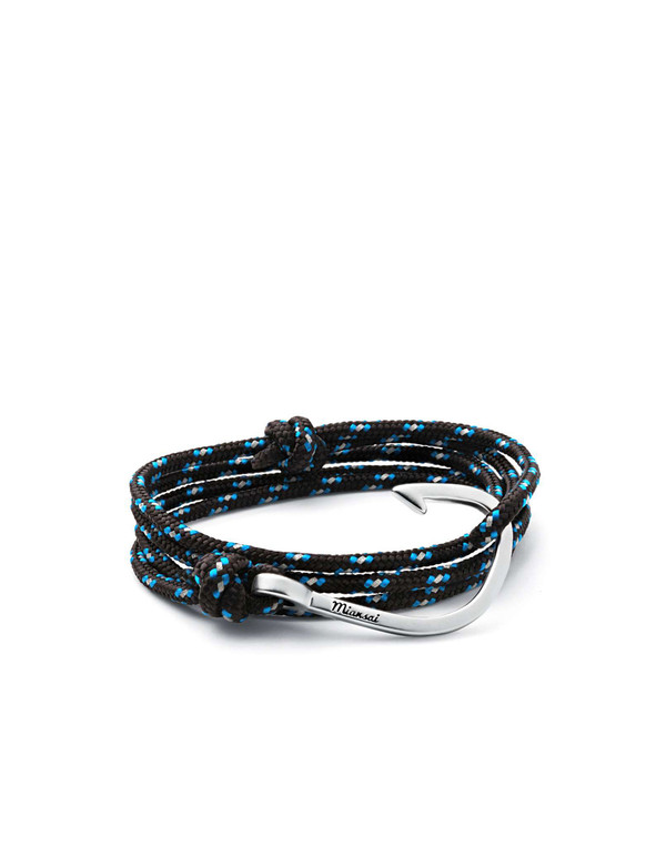Miansai Hook on Rope Bracelet - Black blue Miansai Hook on Rope Bracelet - Black blue