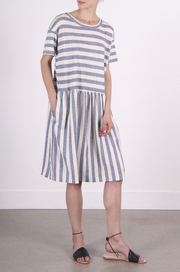 Calder Blake Elodie Dress in Nico Stripe Calder Blake Elodie Dress in Nico Stripe